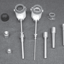西安温度变送器 0-1000℃ S分度传感器 生产厂家 带显示温度传感器