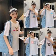 惠州夏季T恤大版T恤地摊韩版女士短袖低价清货