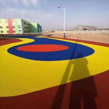 塑胶地面造型 塑胶地面维护 儿童EPDM塑胶地面游乐场地 Sinwe/鑫威运动地坪