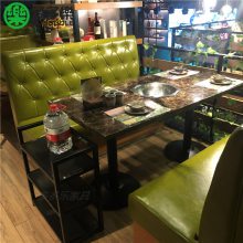 惠州主题餐厅桌椅 实木火锅桌 铁艺餐桌椅 美式乡村西餐厅咖啡厅桌椅