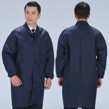 大褂工作服 长袖蓝大褂工作服 劳保大褂子仓管服 食品服