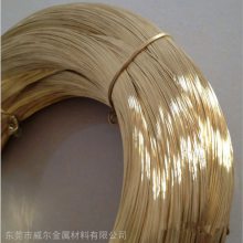 环保H65黄铜线 硬态C2680黄铜线 黄铜线生产加工 威尔金属