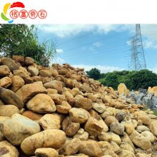 黄蜡石景观石材批量，大同池塘流水假山，山西家居办公区置景