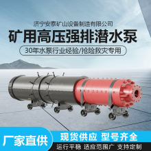 煤矿高压强排泵 大流量高扬程污水泵 6KV 10KV 防汛强排水潜水泵