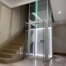 二层小型别墅电梯 三层升降平台 家用楼梯间简易升降机