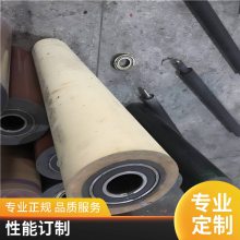 轮抛光包胶加工滚轮轴挤纹胶辊耐磨规格定做自动化
