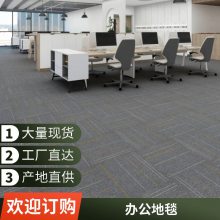 办公方块地毯 质地厚实 安全阻燃 高级场所 桌球室台球厅公司