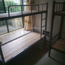 单层铁架床简约铁艺床硬板床1.2米加厚学生单人员工宿舍床