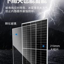 正品隆基乐叶光伏太阳能板-高效多晶450W480W500W家庭组件分布式光伏太阳能电池板