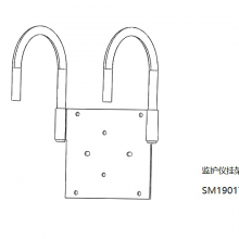 胎心监护仪挂墙架 监护仪挂钩 监护仪墙上挂架