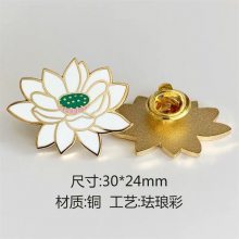 供应公司年会司徽定制 企业珐琅logo胸牌制作 西服佩戴胸徽胸花胸针订做