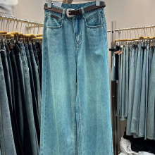 新塘牛仔裤低价清货韩版牛仔裤时尚高腰弹力女装牛仔裤批发