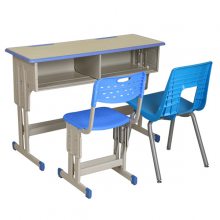 杭州升降课桌椅 宁波钢制课桌椅 温州高中课桌