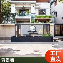 流水景墙材质怎么选？灯光喷泉网红背景墙 多款样式任选