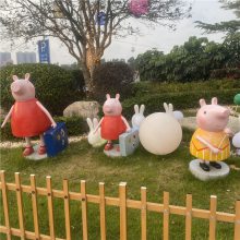 小猪雕塑 广场卡通人物雕塑摆件 广州恒创雕塑工厂