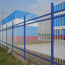 锌钢护栏 户外围墙简易栏杆 通透式喷塑方管栅栏