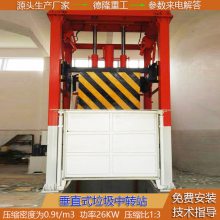 垂直垃圾站设备 水平式垃圾压缩机 小型垃圾中转站