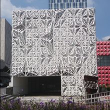 铝迪 建筑幕墙冲孔雕花镂空铝单板生产定制 抗风压强