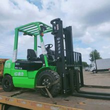 青岛中力3吨油改电锂电叉车交付成都某农产品交易流通中心