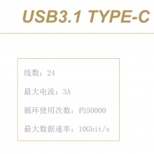 ¹ӢINGUN USB3.1 TYPE-CתͷSTK-USB3.1-C-024-01