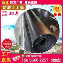 领建 1.0mm美标土工膜 城建 进口pe膜库存充足油库HDPE0.3mm~2.5mm