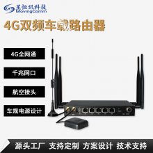 1200M千兆双频***通车规级带GPS双卡5G4G工业网关WiFi车载路由器