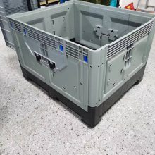 生产厂家1200*1000*810轻型折叠卡板箱塑料箱物流箱，可定制。
