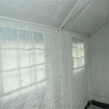户外标准救灾帐篷 :单层帐民政救灾帐篷防控12平米单棉帐篷