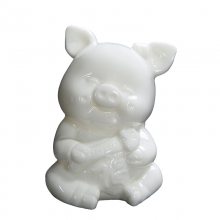 陶瓷猪工艺品摆件 客厅摆设饰品 陶瓷生肖猪发财猪摆件吉祥物摆设品