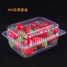 透明水果盒 1000克装一次性果蔬包装盒 连盖带卡扣