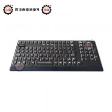 供应满足电磁兼容抗干扰硅胶键盘K-TEK-M390KP-FN-DT加固台式工业键盘