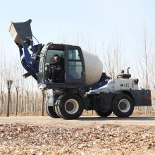流动搅拌混凝土车 自上料混泥土搅拌车 工地移动式全自动水泥罐车