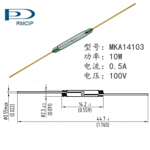 现货低价供应俄罗斯MKA14103干簧管 2.2*14mm磁簧管 进口舌簧管 干簧开关 磁性开关