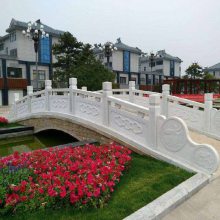 漢白玉石欄桿 石材雕刻欄板 公園景區(qū)石護欄 手工雕刻可定制