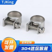 304迷你喉箍不锈钢迷你卡箍小型油管夹煤气管卡水管喉箍