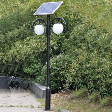 太阳能庭院灯厂家直销 新款LED户外公园景观灯小区庭院灯