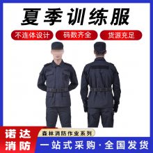 夏款网格作业工作服藏青色短袖训练服户外作业工作服套装