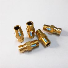 美式接头水咀TN6-MA模具运水铜水咀东莞天翔DME标准出口模具专用铜接头快插水咀喉咀