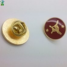 牛排西餐厅金属烤漆滴胶徽胸章定制主题餐厅客户礼品广告胸章定制