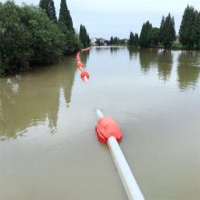 橘红色定制PE管道浮筒 疏浚管线浮体