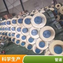 聚氨酯预制直埋保温管 聚乙烯黑夹克发泡 镀锌铁皮 兴聚供应