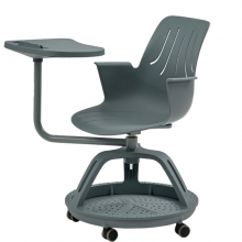 小學(xué)生教室培訓(xùn)椅PXY001 帶可旋轉(zhuǎn)辦公塑料會議椅