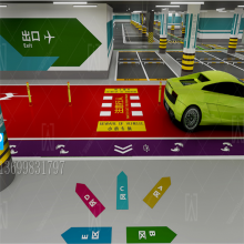 福建停车场地坪漆施工图纸设计 停车场3D效果图设计 CAD车位图设计