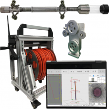 重庆 探头内置九轴陀螺仪 管桩三维检测仪 恒纬厂家