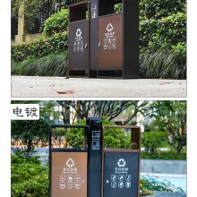 金属垃圾箱分类桶现货定制加工厂