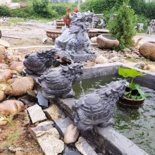 石雕龙龟龟驮碑青石龙龟摆件***僻邪龙龟雕塑