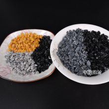 透水胶粘石 市政园林胶粘石子 5-8毫米黄色石子 洗米石彩色路面
