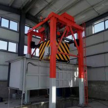 乡镇 8立方三缸四柱垃圾压实机 垃圾垂直压缩转运站 垃圾收集周转设备