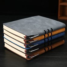 厂家批发商务办公创意平装本A5笔记本子皮面文具记事本日记本