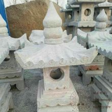 寺院石灯灯塔 别墅太阳能石灯 石塔石灯笼石雕舍利塔